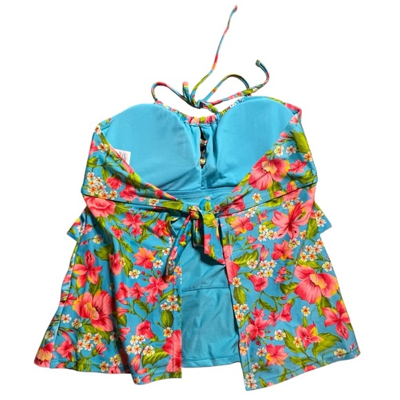 Catalina Floral Ruffle Tankini Top | Women’s L/G 12–14 | - Picture 2 of 7